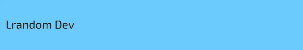 Lrandom Dev